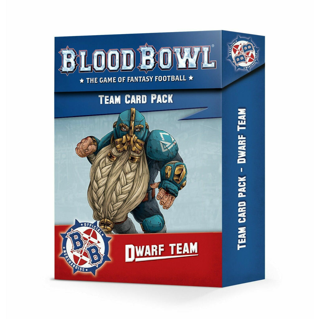 Warhammer BLOOD BOWL: DWARF TEAM CARD PACK New - TISTA MINIS