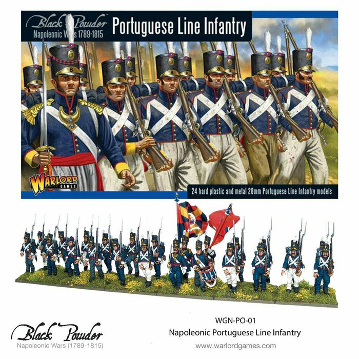 Black Powder Napoleonic Wars 1789-1815 Napoleonic Portuguese Line Infantry New - TISTA MINIS