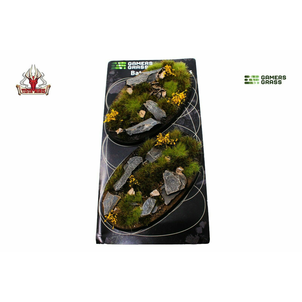Gamers Grass Highland Bases Oval 90mm (x2) - TISTA MINIS