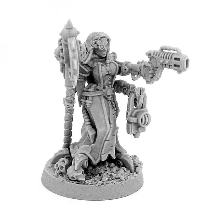 Wargames Exclusive HERESY HUNTER FEMALE MECHANICUM INQUISITOR W/ ARMORED CAR New - TISTA MINIS