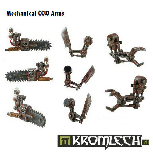 Kromlech Mechanical CCW Arms (6) New - TISTA MINIS