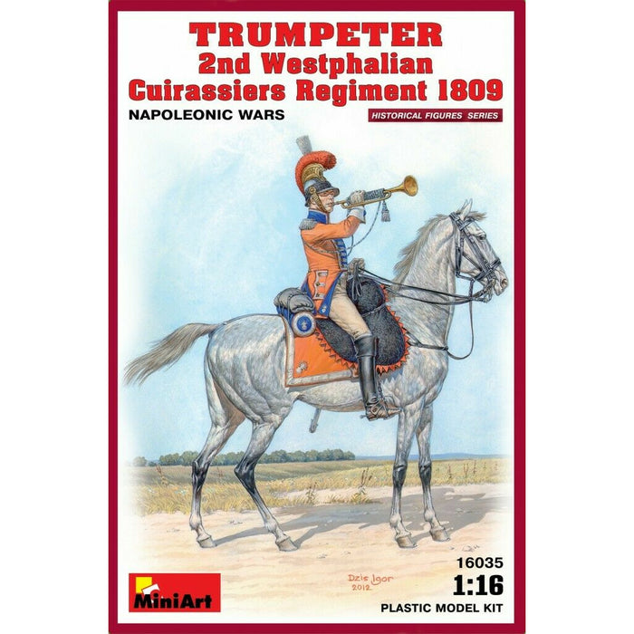 MiniArt Trumpeter. 2nd Westphalian Cuirassiers Regiment 1809 (1/16) New - TISTA MINIS