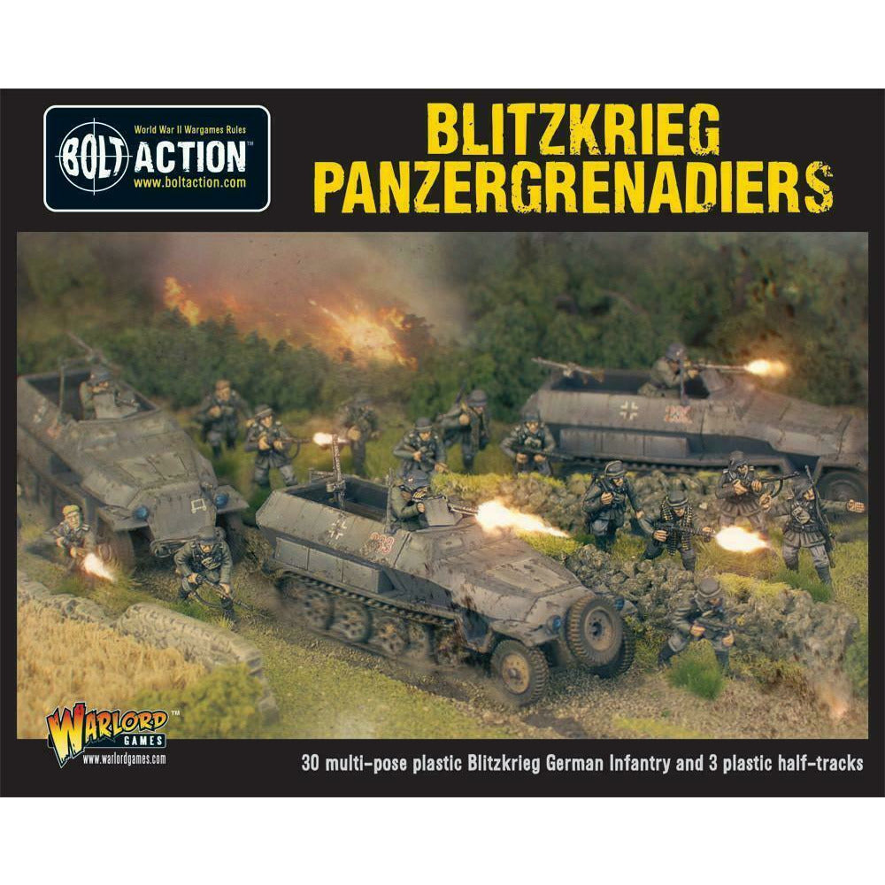 Bolt Action Blitzkrieg Panzergrenadiers New - TISTA MINIS