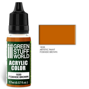 Green Stuff World Acrylic Color Foxhide Brown - Tistaminis