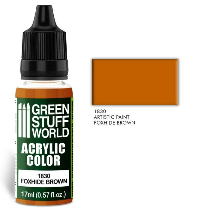 Green Stuff World Acrylic Color Foxhide Brown - Tistaminis