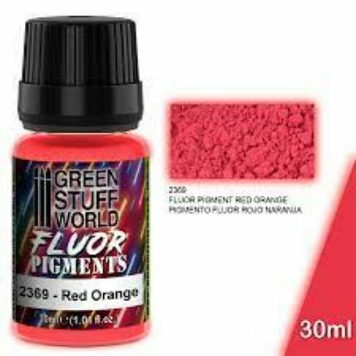 Green Stuff World FLUOR RED-ORANGE pigments New - Tistaminis