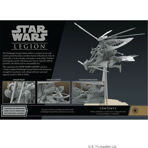 Star Wars Legion: Raddaugh Gnasp Fluttercraft Unit Expansion Oct 1 Pre-Order - Tistaminis