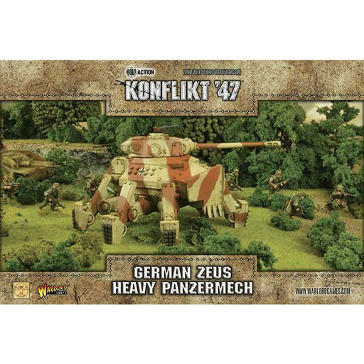 Bolt Action Konflikt '47: German Zeus Heavy Panzermech New - TISTA MINIS