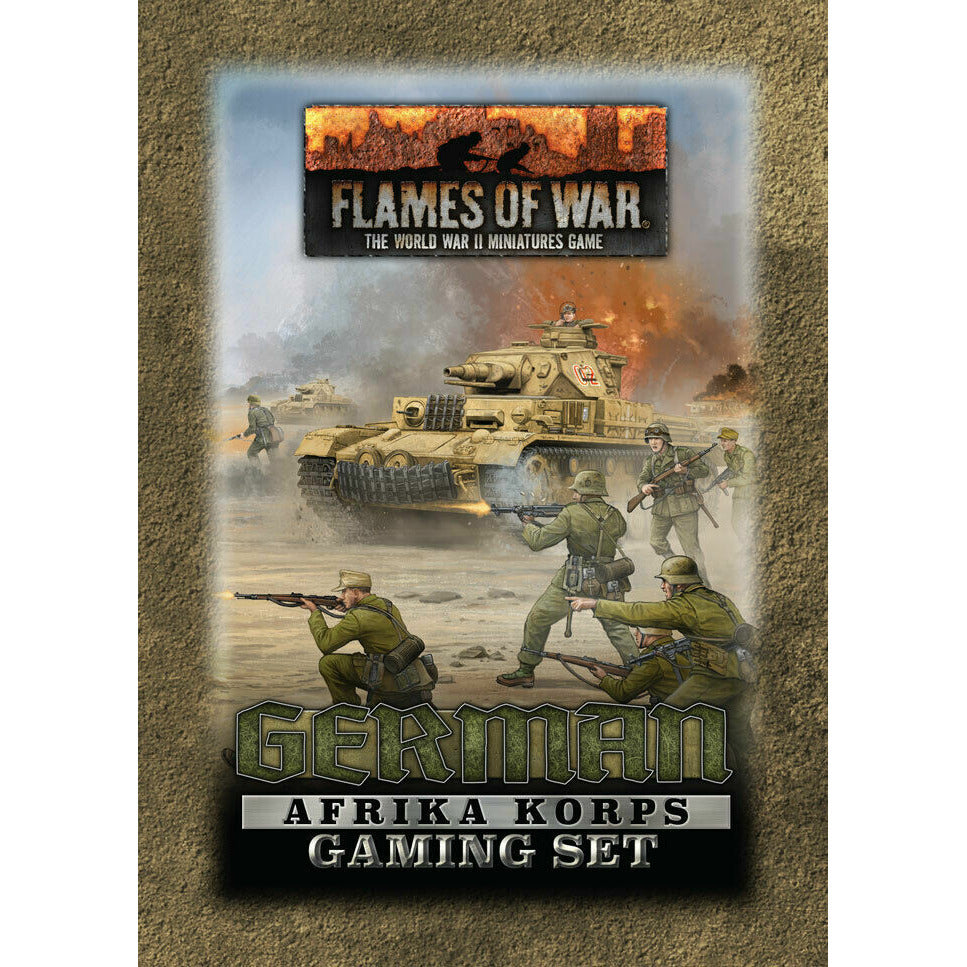Flames of War	German Afrika Korps Gaming Set New - Tistaminis