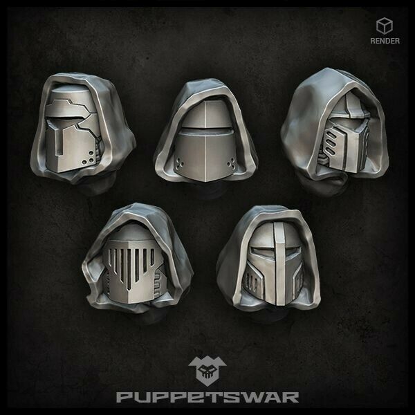 Puppets War Hooded Crusaders helmets New - Tistaminis