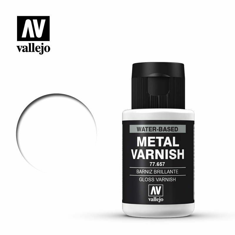 Vallejo Metal Colour Paint Gloss Metal Varnish 32 ml (77.657) - Tistaminis