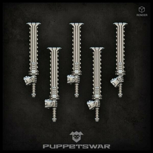 Puppets War Heavy Jigswords (right) New - Tistaminis