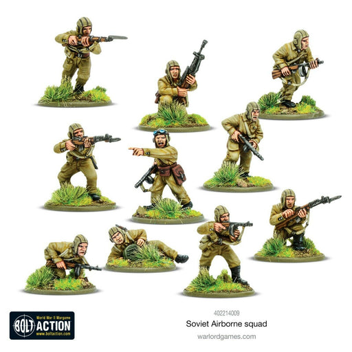 Bolt Action Soviet Airborne Squad New - Tistaminis