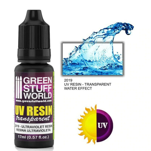 Green Stuff World UV Resin Transparent - 17ml New - Tistaminis