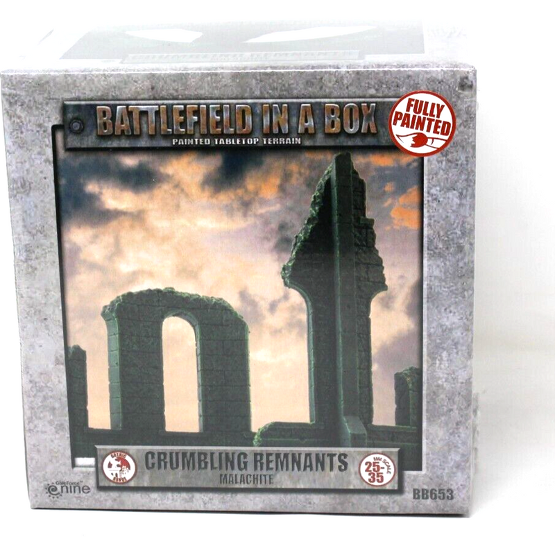 Battlefield In A Box: Gothic Battlefields: Crumbling Remnants - Malachite (x2) - Tistaminis