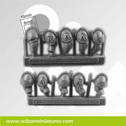 Scibor Miniatures Spartan SF Arms set (10) New - TISTA MINIS