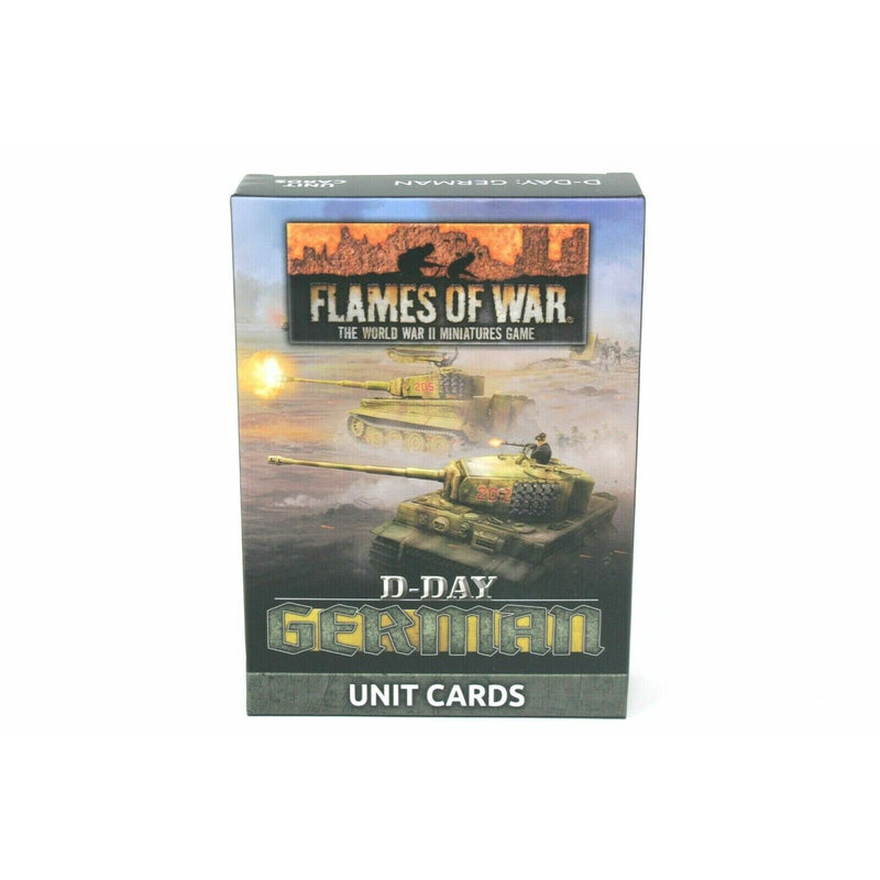 Flames Of War German D-Day Unit Cards New | TISTAMINIS