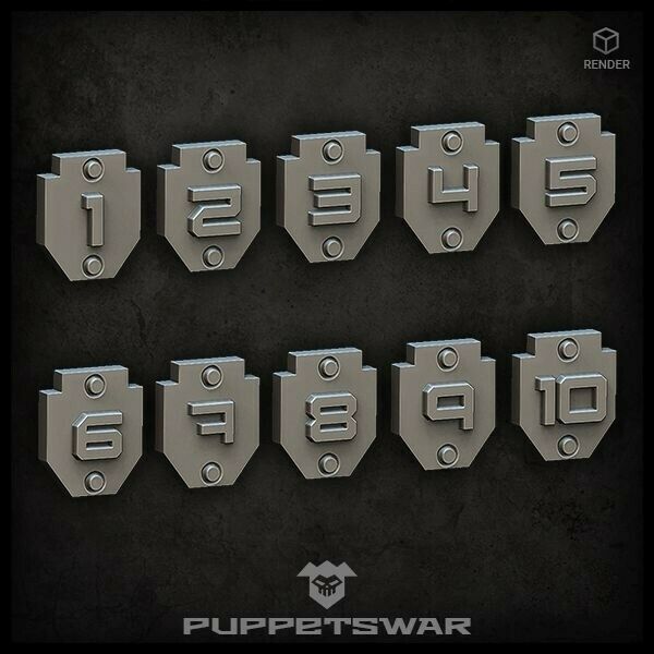 Puppets War Tactical Division Shields New - Tistaminis