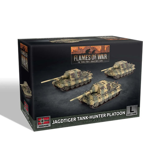 Flames of War	Jagdtiger Platoon (3x Plastic)	July 9th Pre-Order - Tistaminis