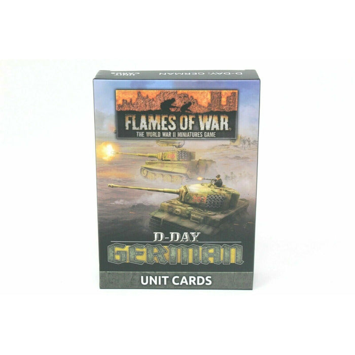 Flames Of War German D-Day Unit Cards New | TISTAMINIS