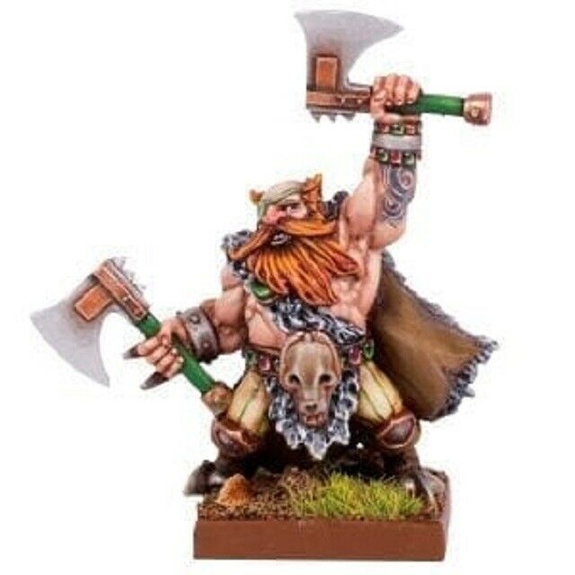 Kings of War Dwarf Berserker Lord New - TISTA MINIS