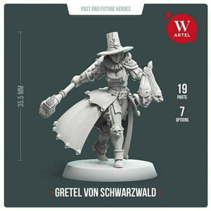 Artel Miniatures - Witch-Hunter Gretel von Schwarzwald 28mm New - TISTA MINIS