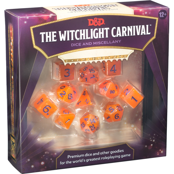 Dungeons & Dragons: Wild Beyond the Witchlight Carnival Dice New - Tistaminis