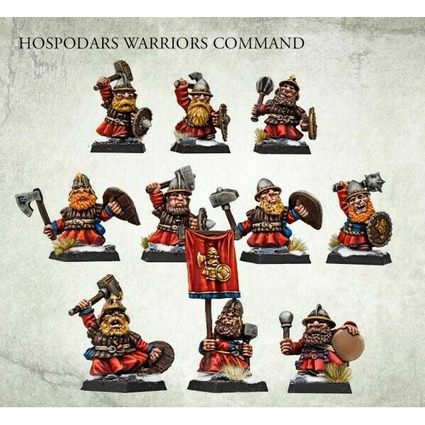 Dwarf Hospodars Warriors Commands New - Tistaminis