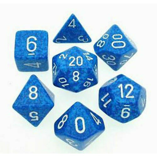 Chessex Speckled Water 7pc Dice Set CHX25306 New - TISTA MINIS