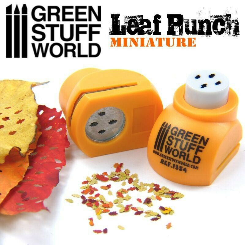 Green Stuff World Leaf Punch ORANGE New - Tistaminis