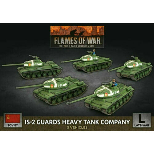 Flames of War Soviet IS-2 Guards Heavy Tank Company New - TISTA MINIS