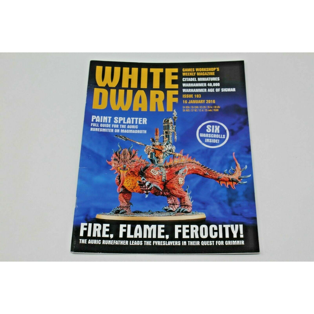 Warhammer White Dwarf Small Issue 103 January 2016 - WD3 | TISTAMINIS