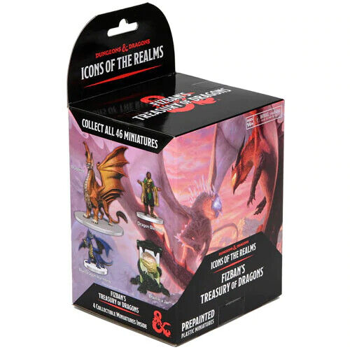 D&D Icons of the Realms: Fizban's Treasury of Dragon Set Booster Box New - Tistaminis