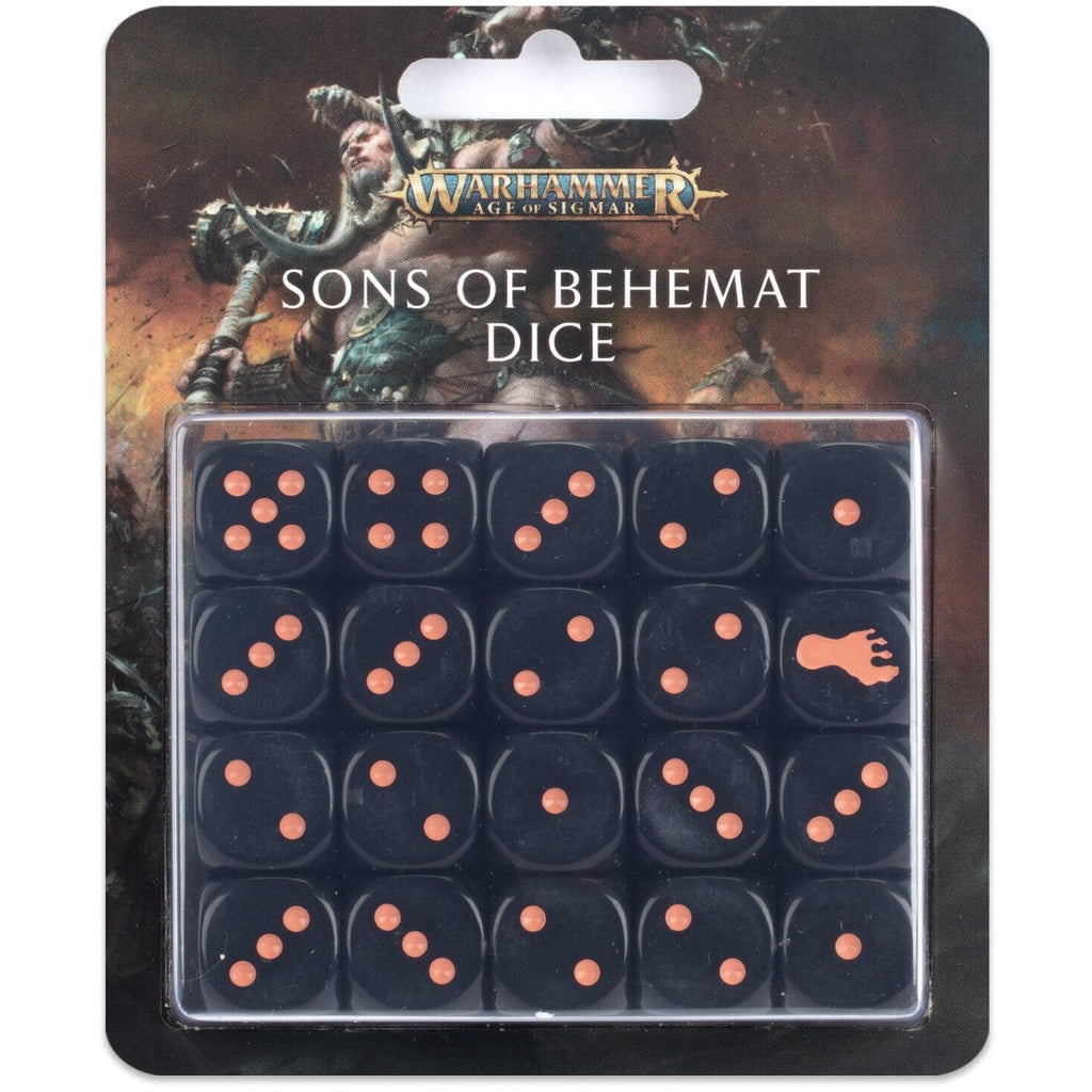 AGE OF SIGMAR: SONS OF BEHEMAT DICE Pre-Order - Tistaminis