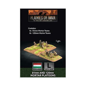 Flames of War Hungarian 81mm and 120mm Mortar Platoons (x8) July 3rd Pre-Order - Tistaminis