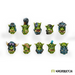 Kromlech	Orc Wild Tribez Heads (10) New - Tistaminis