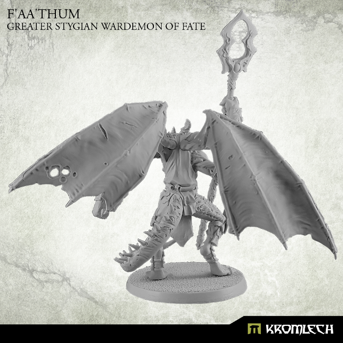 Kromlech F'aa'thum, Greater Stygian Wardemon of Fate New - TISTA MINIS