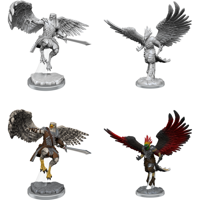 Dungeons & Dragons Nolzur's Marvelous Miniatures: Wave 18:Aarakocra Paladins New - Tistaminis