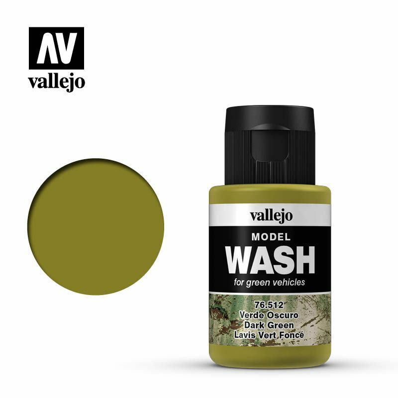 Vallejo Model Wash Dark Green (76.512) - Tistaminis