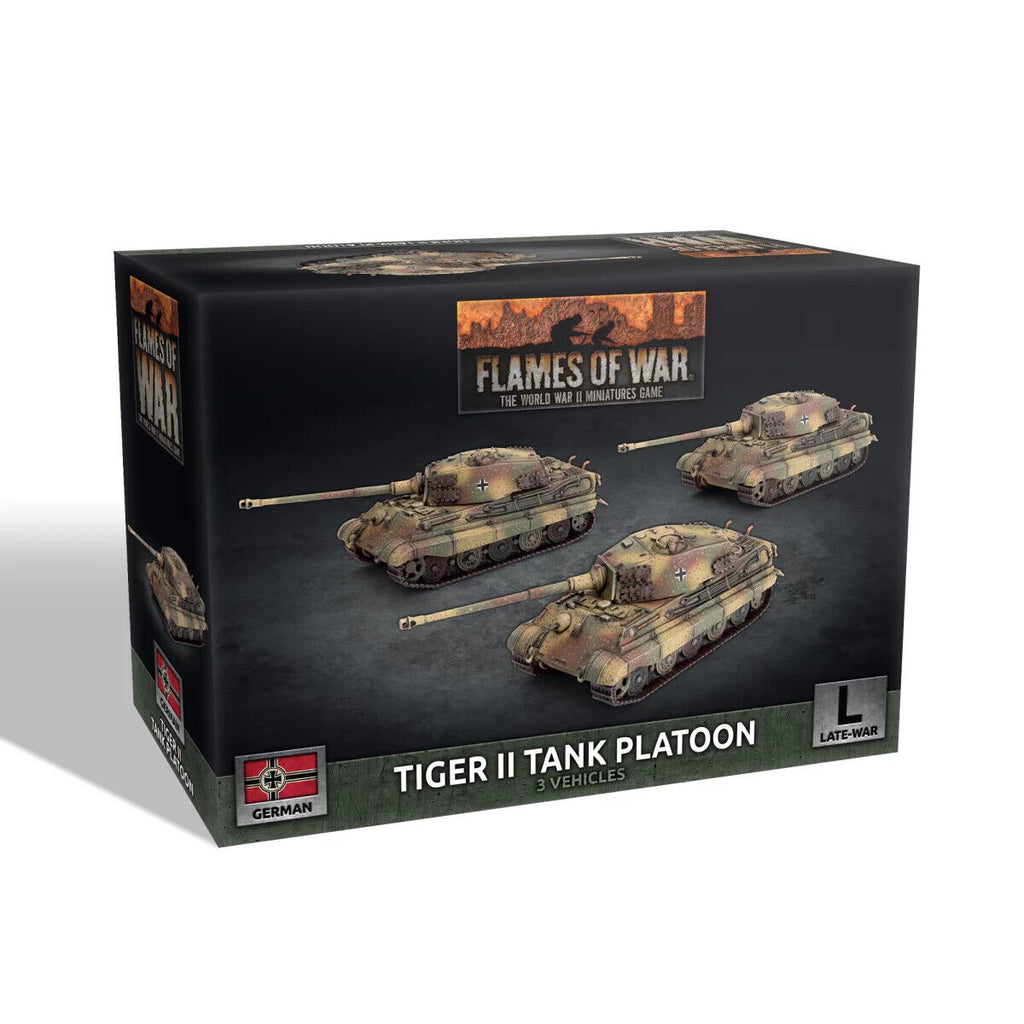 Flames of War	King Tiger Platoon (3x Plastic) July 9th Pre-Order - Tistaminis