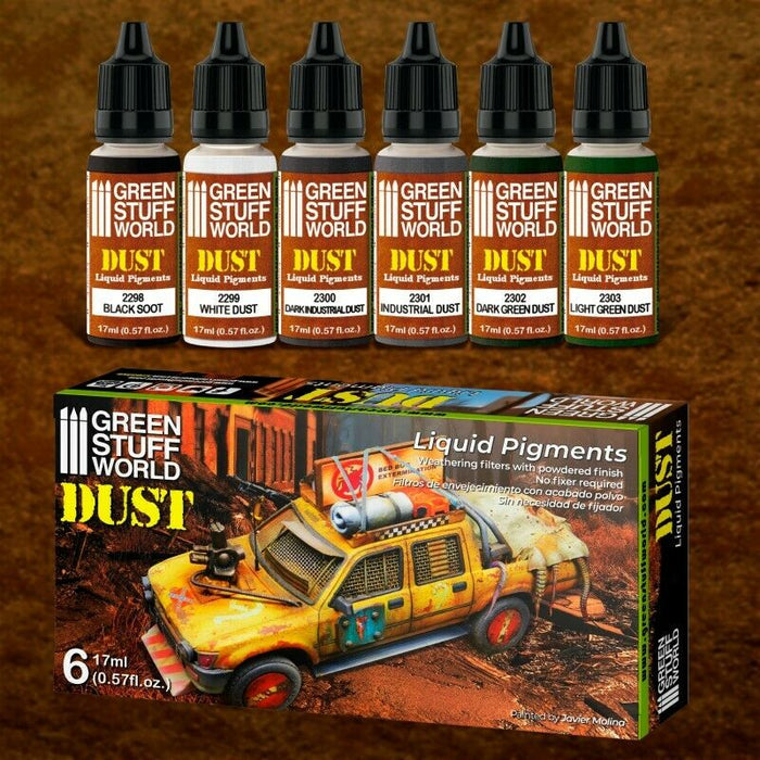 Green Stuff World Liquid Pigments Set - Dust New - TISTA MINIS