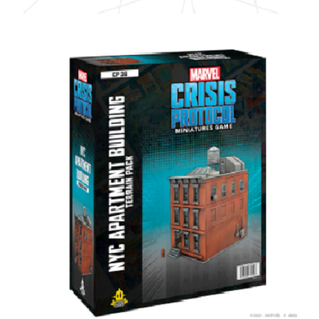 Marvel Crisis Protocol: NYC Apartment Building Terrain Expansion Pre-Order Jun11 - Tistaminis