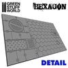 Green Stuff World Rolling Pin Hexagons New - TISTA MINIS