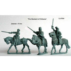 Perry Miniatures Jeanne d'Arc, La Hire, 'Bastard of Orleans' (all mountd) New - Tistaminis