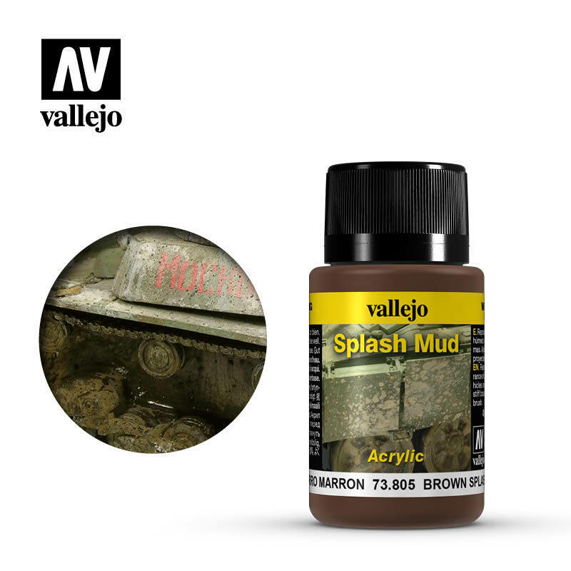 Vallejo Weathering Effects Brown Splash Mud - VAL73805 - Tistaminis