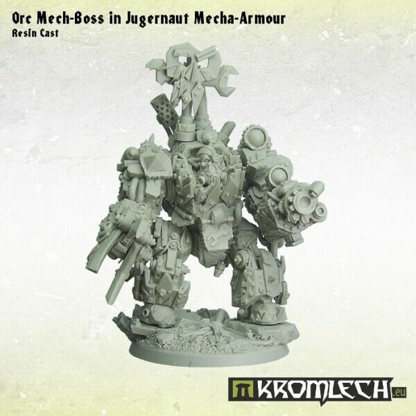 Kromlech Orc Mech-Boss in Kustom Mecha-Armour New - TISTA MINIS