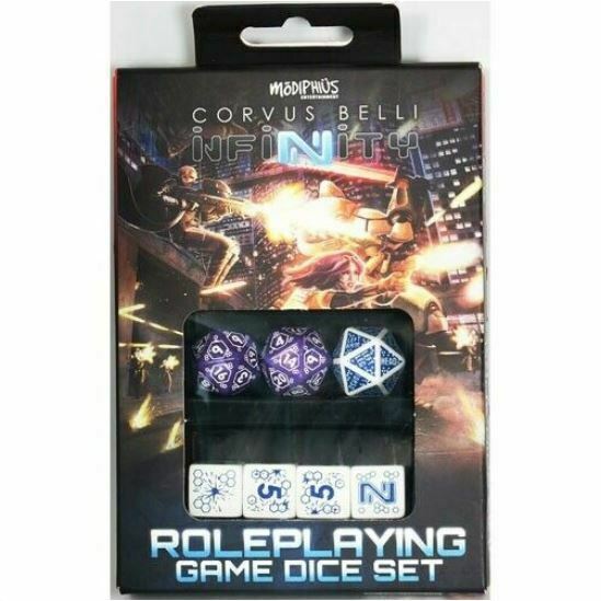 Corvus Belli Infinity RPG Dice Set - Combined Army New - Tistaminis