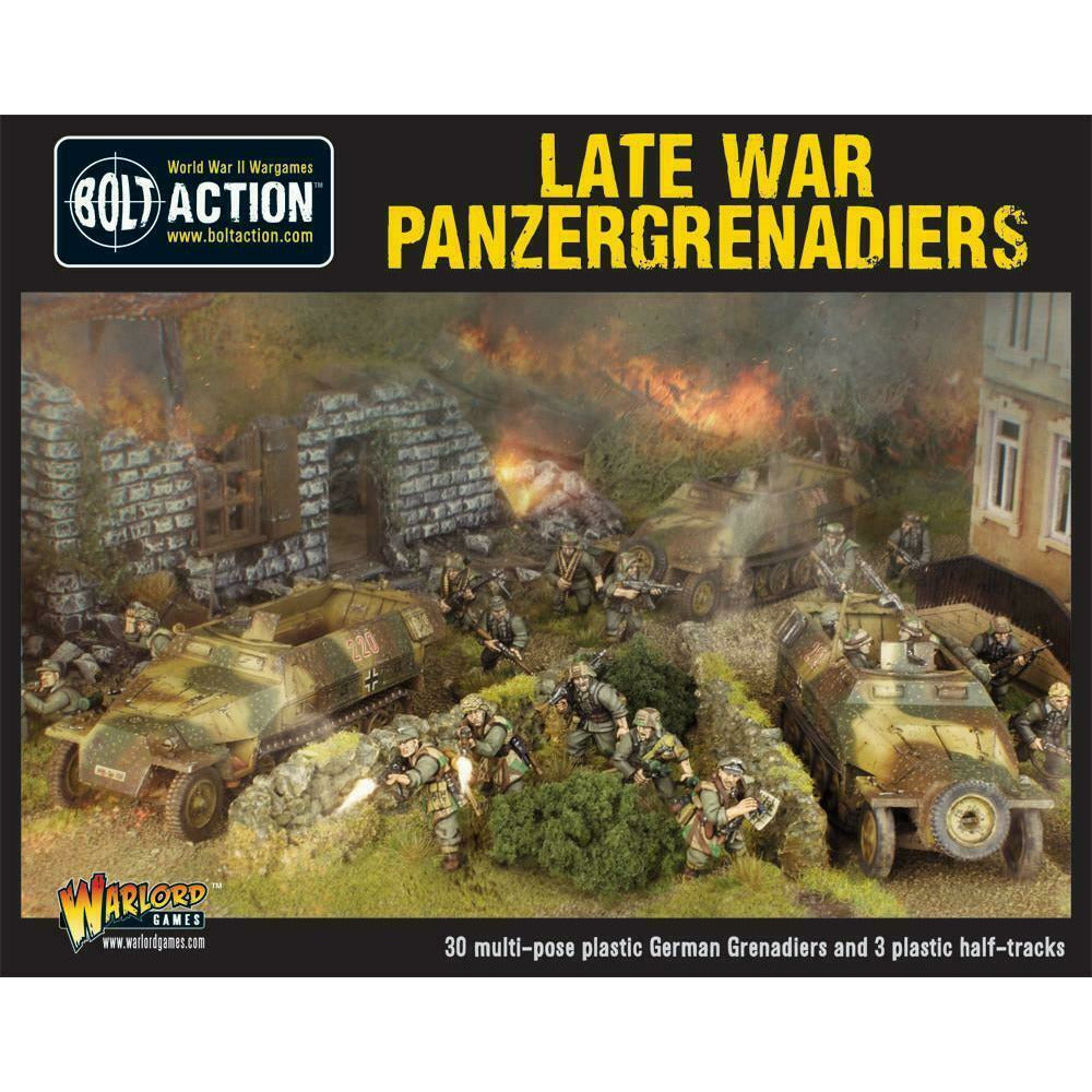 Bolt Action Late War Panzergrenadiers New - TISTA MINIS