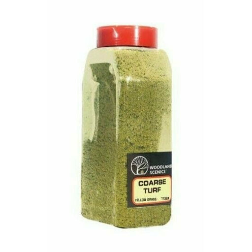 Woodland Scenics Shaker Turf Coars Yellow Grass (32oz) New - TISTA MINIS