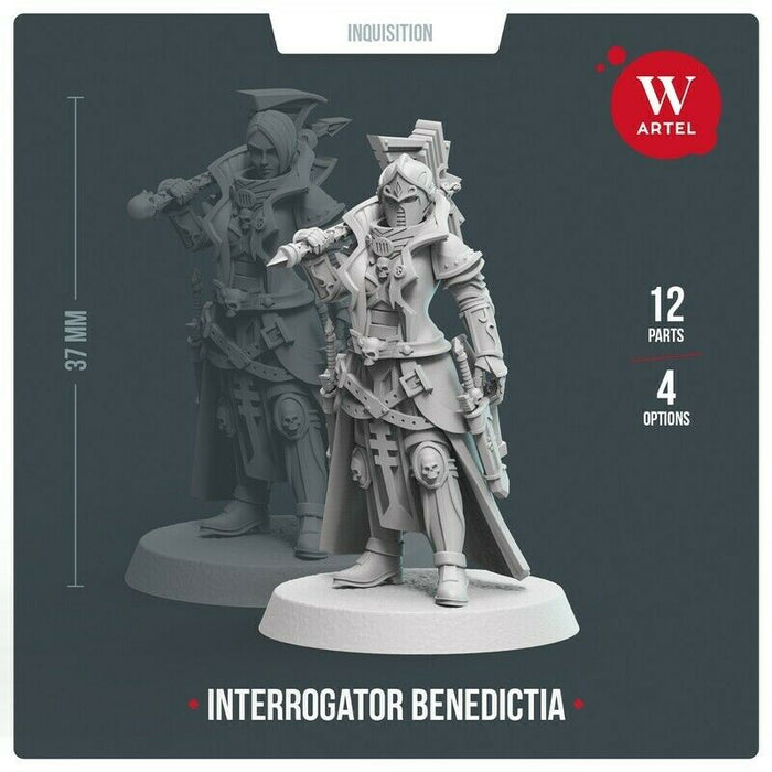 Artel Miniatures - Interrogtor Benedictia 28mm New - TISTA MINIS